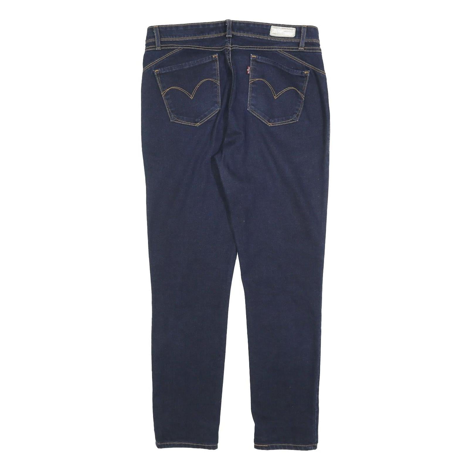 LEVI'S Womens Jeans Blue Regular Skinny Denim Medium W30 L27 Classic Zip