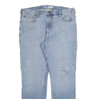 CARHARTT Mens Jeans Blue Relaxed Straight Denim Medium W36 L32 Workwear Casual