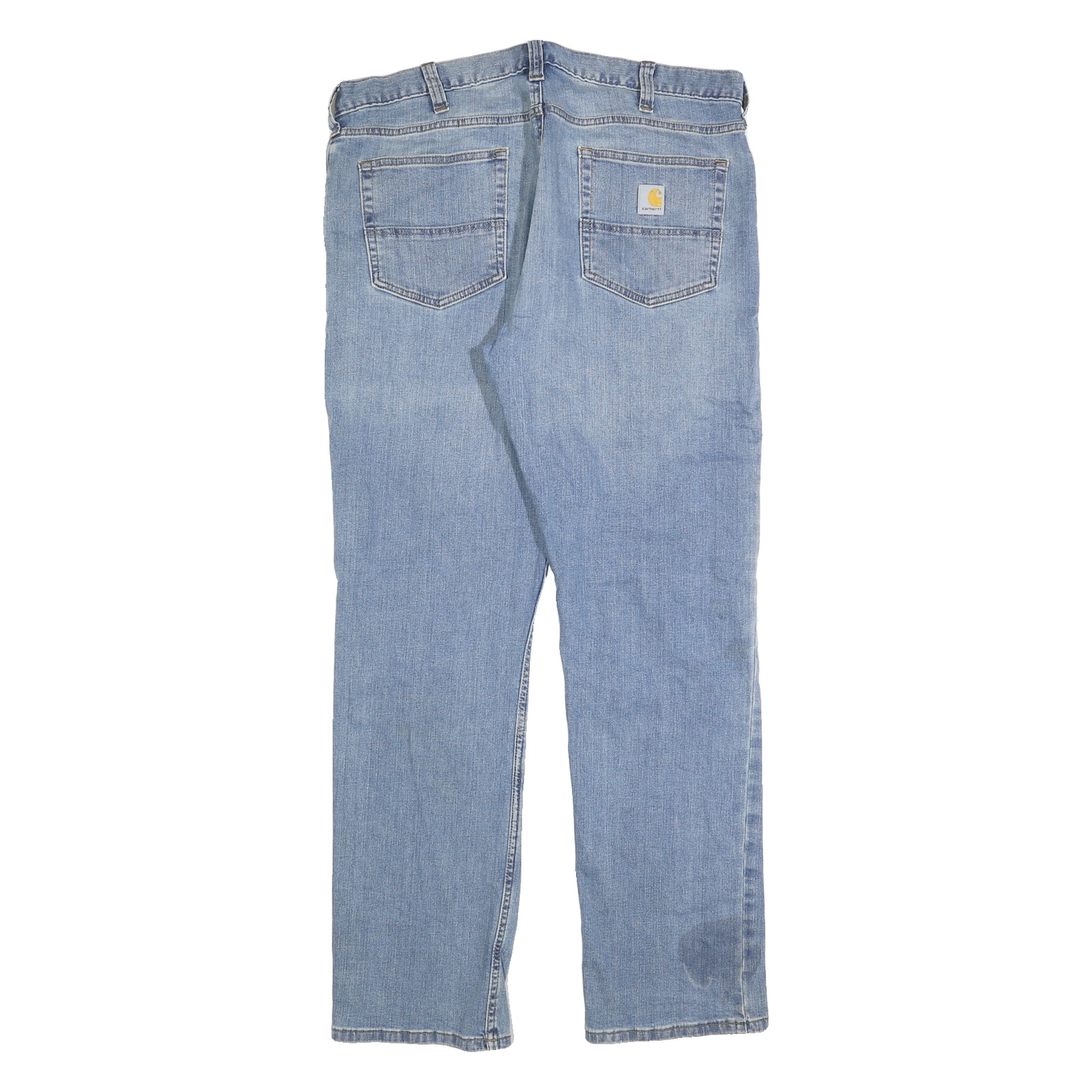 CARHARTT Mens Jeans Blue Relaxed Straight Denim Medium W36 L32 Workwear Casual