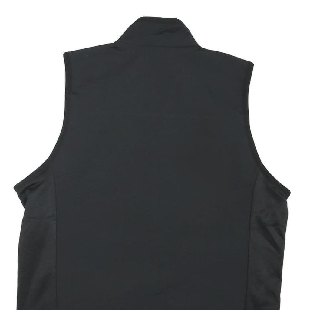 ADIDAS Mens Black S Polyester Blend Jacket Vest Zip Sportswear Athletic S