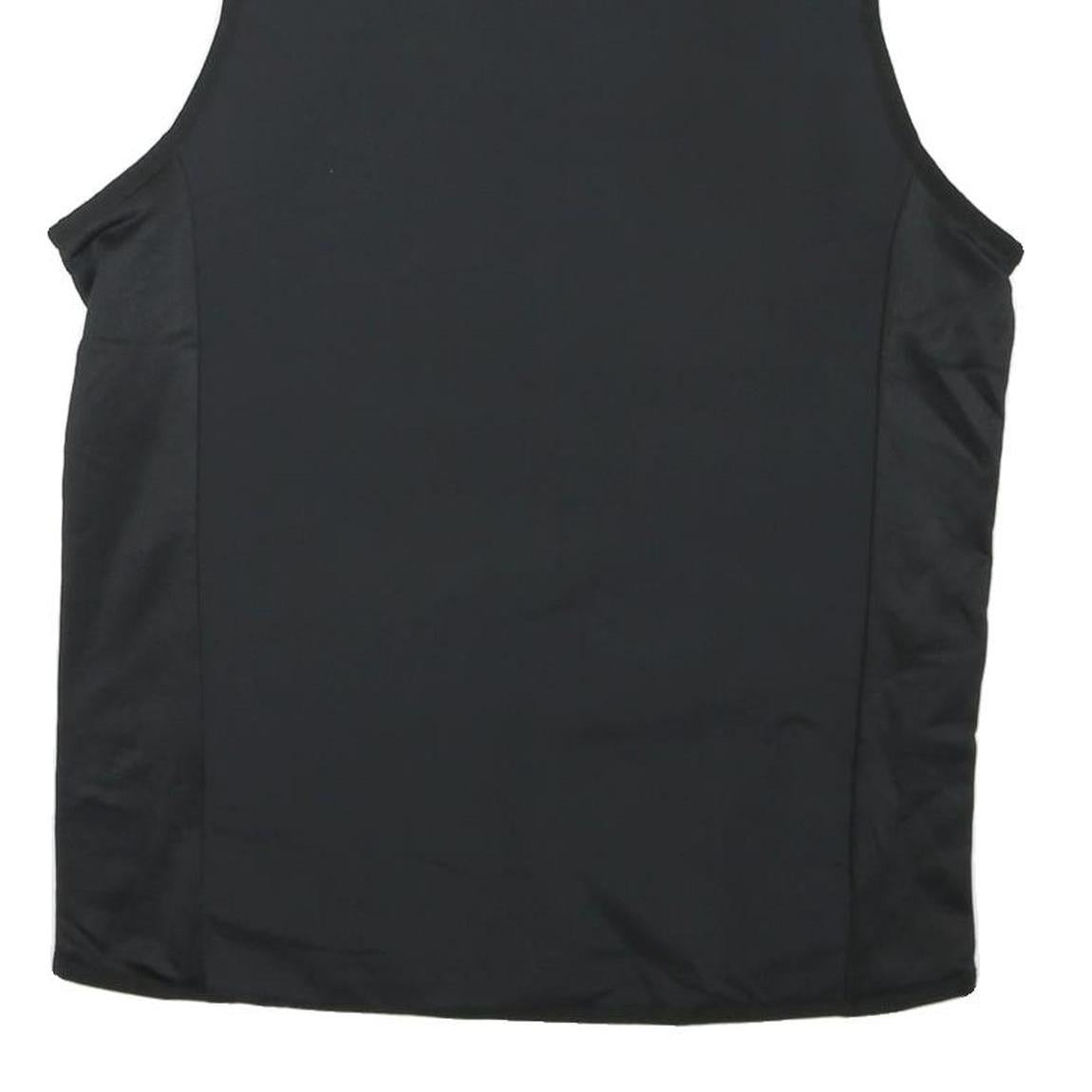 ADIDAS Mens Black S Polyester Blend Jacket Vest Zip Sportswear Athletic S