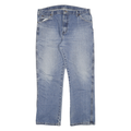 DICKIES Mens Regular Fit Blue Denim Jeans W36 L29 Classic Cotton Blend Zip