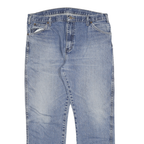 DICKIES Mens Regular Fit Blue Denim Jeans W36 L29 Classic Cotton Blend Zip