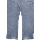 DICKIES Mens Regular Fit Blue Denim Jeans W36 L29 Classic Cotton Blend Zip