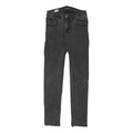 DICKIES Womens Slim Black Jeans Denim W28 L29 Stylish Zip Closure