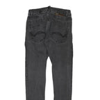 DICKIES Womens Slim Black Jeans Denim W28 L29 Stylish Zip Closure