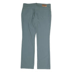 ESCADA Womens Cotton Blue Regular Straight Trousers W36 L32 Stylish Comfortable