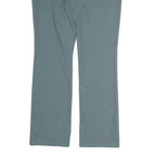 ESCADA Womens Cotton Blue Regular Straight Trousers W36 L32 Stylish Comfortable