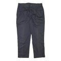 TOMMY HILFIGER Mens Cotton Blend Navy Blue Relaxed Straight Trousers W34 L30