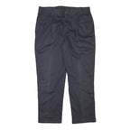 TOMMY HILFIGER Mens Cotton Blend Navy Blue Relaxed Straight Trousers W34 L30