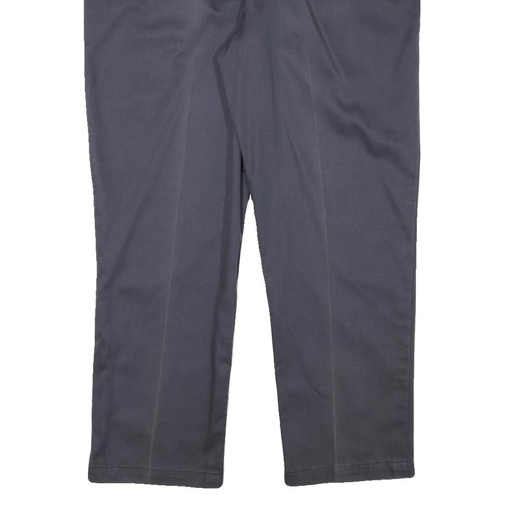 TOMMY HILFIGER Mens Cotton Blend Navy Blue Relaxed Straight Trousers W34 L30