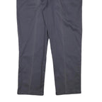 TOMMY HILFIGER Mens Cotton Blend Navy Blue Relaxed Straight Trousers W34 L30