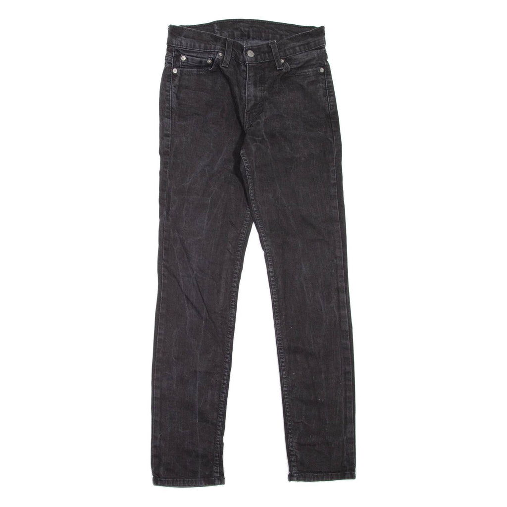 LEVI'S 511 Jeans Mens Black Slim Straight W29 L32