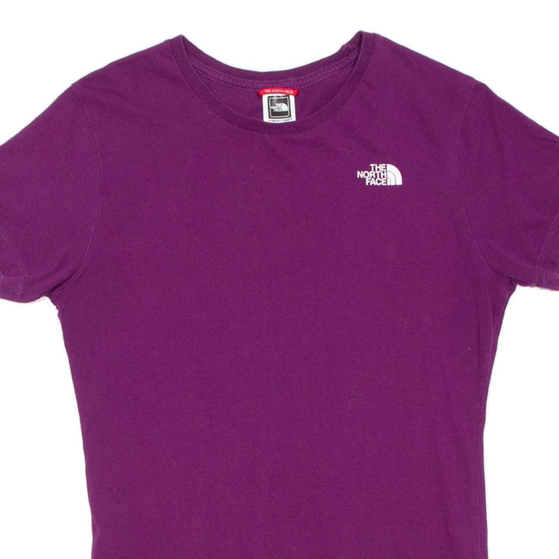 THE NORTH FACE Womens T-Shirt Purple S
