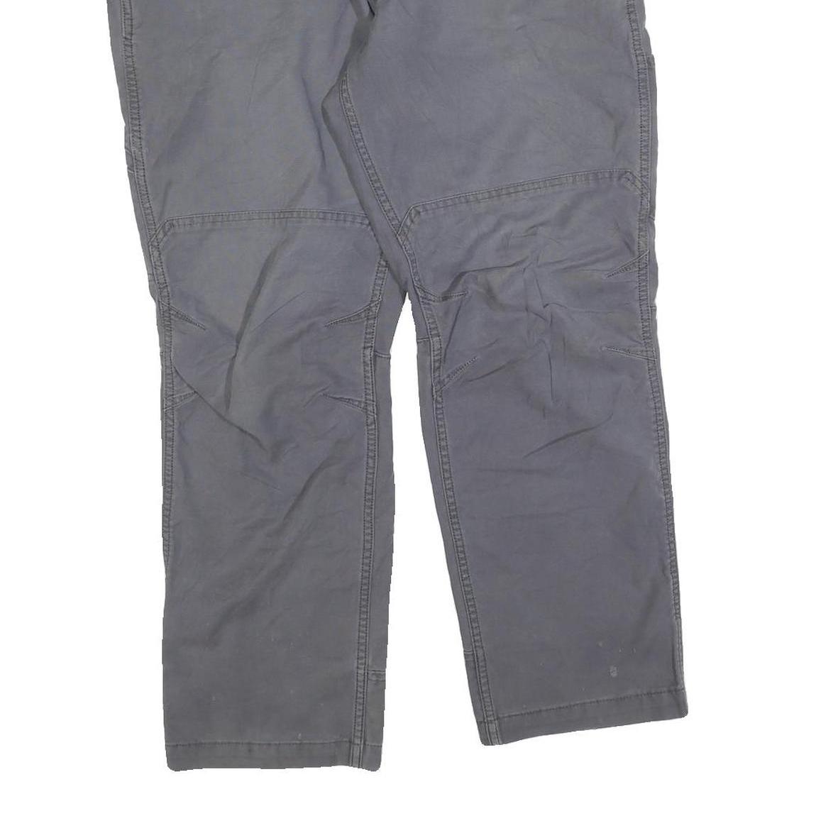 CARHARTT Mens Relaxed Fit Grey Jeans Denim W36 L30 Workwear Durable Zip