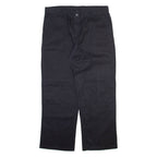 DICKIES Mens Trousers Black Regular Straight W36 L30