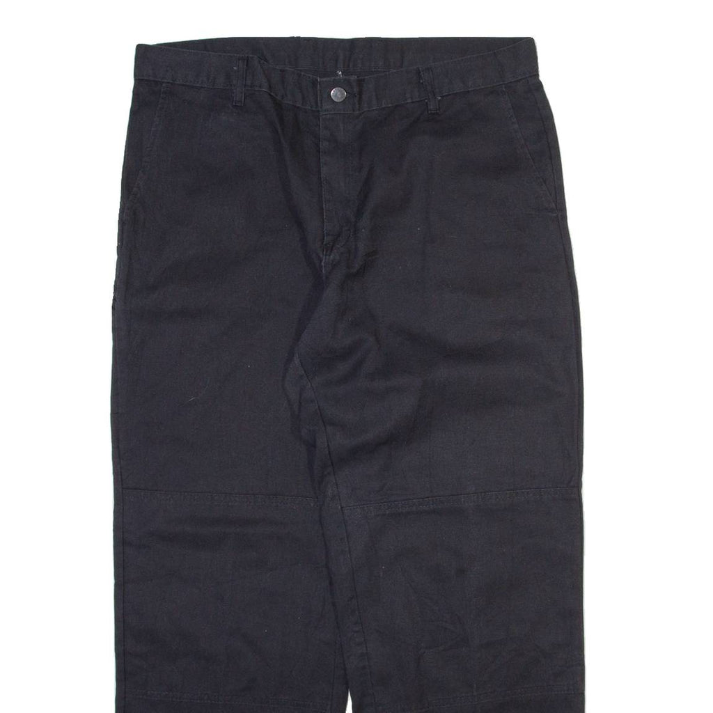 DICKIES Mens Trousers Black Regular Straight W36 L30