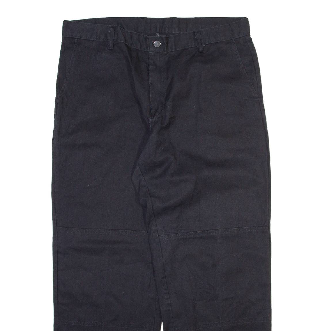 DICKIES Mens Trousers Black Regular Straight W36 L30