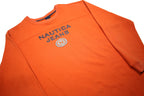 NAUTICA Womens Orange Nautica Jeans Crew Neck XL Sweatshirt Cotton Blend Casual