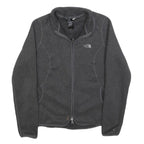 THE NORTH FACE Womens Grey Jacket L Polyester Blend Plain Zip Outdoor Warm