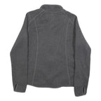 THE NORTH FACE Womens Grey Jacket L Polyester Blend Plain Zip Outdoor Warm