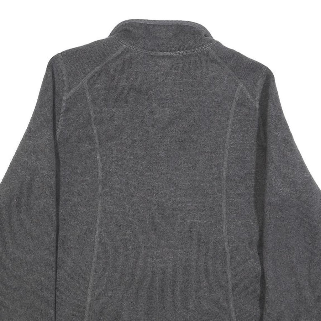 THE NORTH FACE Womens Grey Jacket L Polyester Blend Plain Zip Outdoor Warm