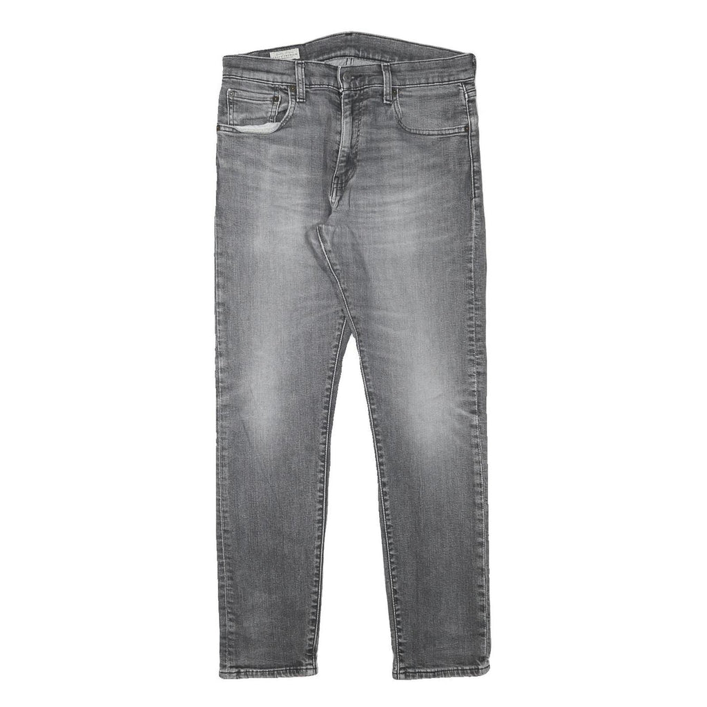 LEVI'S Mens Jeans Grey Slim Skinny Denim Light W30 L28 Stylish Casual Fit