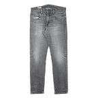 LEVI'S Mens Jeans Grey Slim Skinny Denim Light W30 L28 Stylish Casual Fit