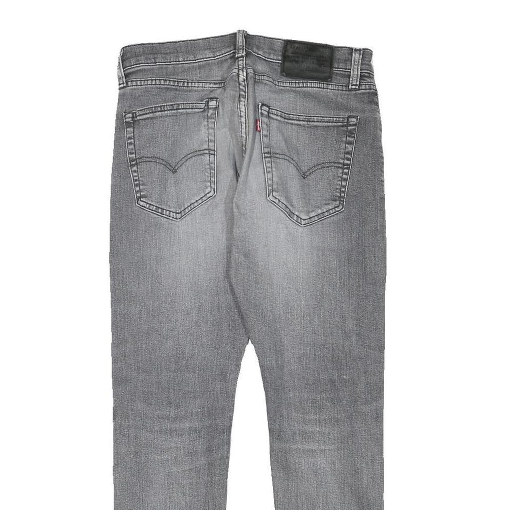 LEVI'S Mens Jeans Grey Slim Skinny Denim Light W30 L28 Stylish Casual Fit