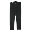 LEVI'S Mens Slim Black Denim Jeans W30 L28 Zip Casual Streetwear