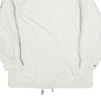 PIONIER Mens White Jacket L Polyester Blend Plain Zip Casual Lightweight