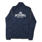 NIKE Mens Navy Blue Cross Country Track Zip Jacket S Polyester Blend Sportswear