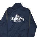 NIKE Mens Navy Blue Cross Country Track Zip Jacket S Polyester Blend Sportswear