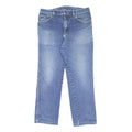 LEE Mens Blue Regular Fit Straight Leg Denim Medium Wash Jeans W34 L27 Classic