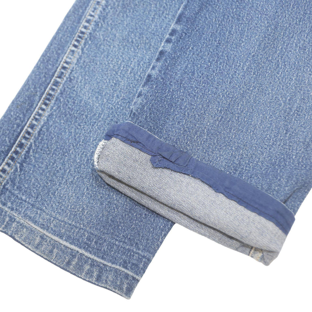 LEE Mens Blue Regular Fit Straight Leg Denim Medium Wash Jeans W34 L27 Classic