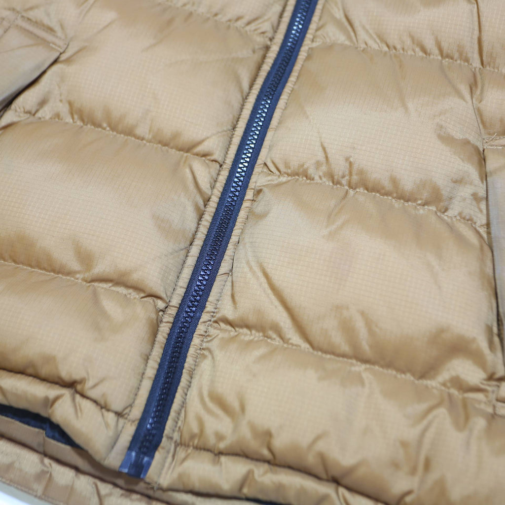 KARL KANI Mens Black & Gold Zip Puffer Jacket S Polyester Blend Streetwear