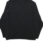 REEBOK Mens Black & Orange Anaheim Ducks Pullover Hoodie L Sports Fanwear