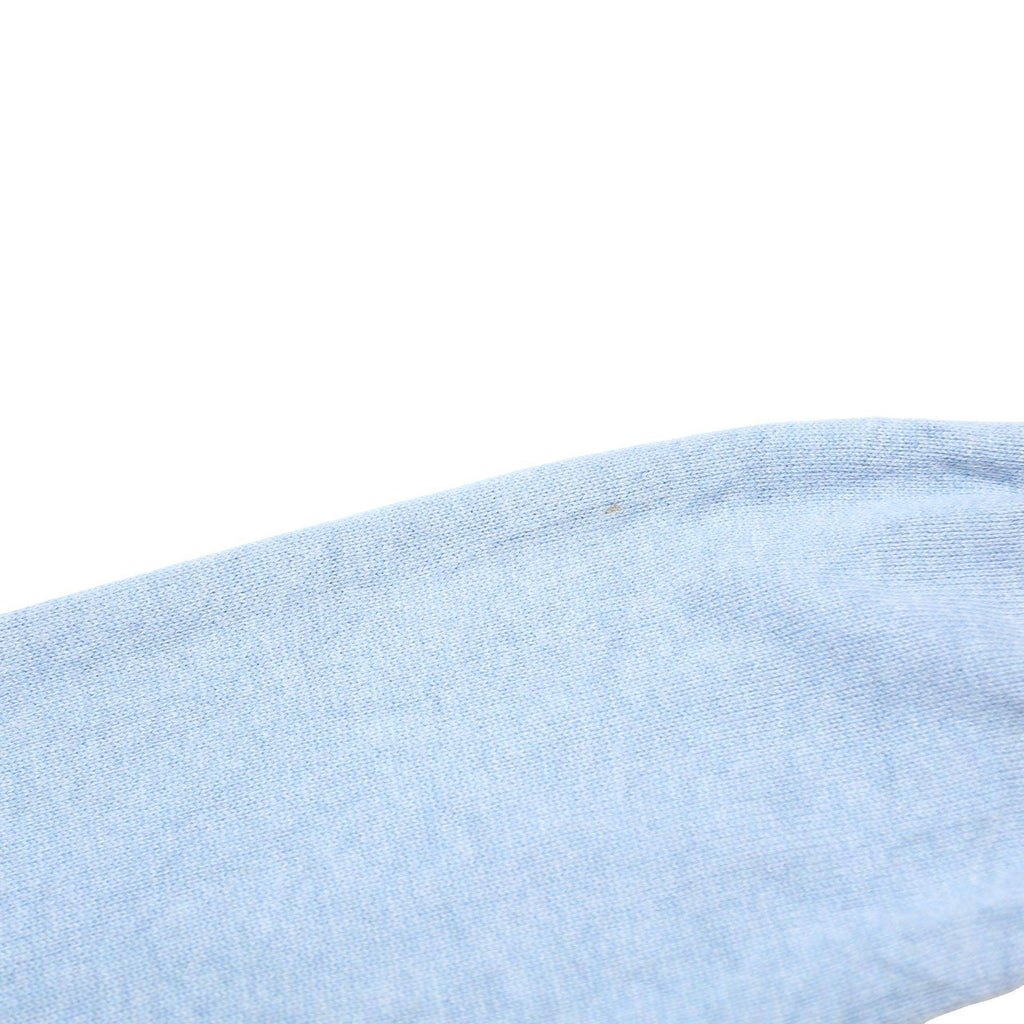 TOMMY HILFIGER Mens Blue Plain Cotton Pullover Crew Neck Jumper XL Casual