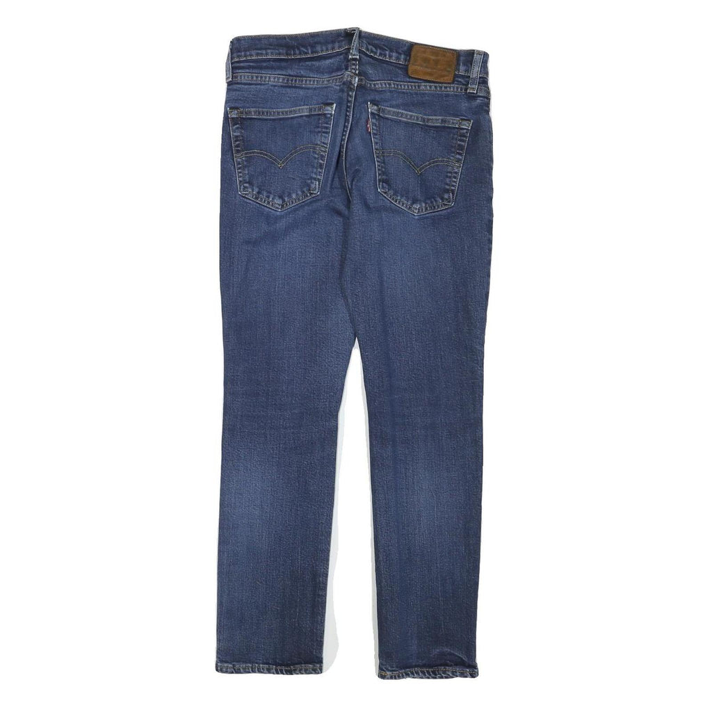 LEVI'S Mens Slim Blue Denim Jeans W30 L27 Zip Classic Fit Straight Leg