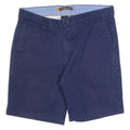 BEN SHERMAN Mens Chino Shorts Blue L W36