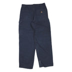 DICKIES Mens Cotton Blend Navy Regular Fit Straight Leg Trousers W30 L30