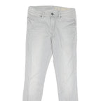 ALL SAINTS Womens Jeans Light Grey Slim Skinny Denim Medium W28 L29 Stretch