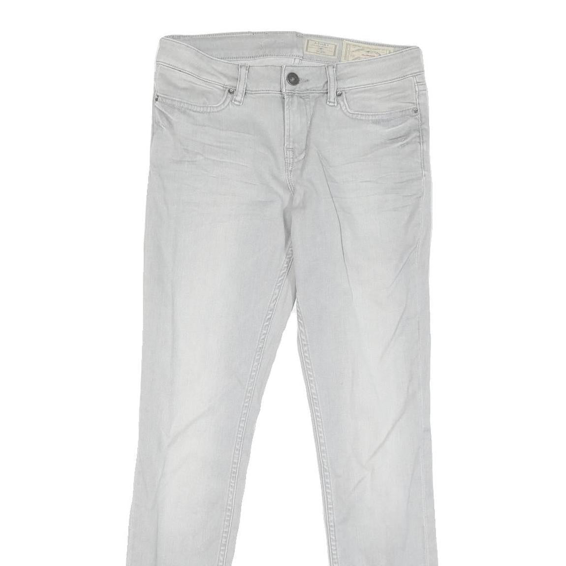 ALL SAINTS Womens Jeans Light Grey Slim Skinny Denim Medium W28 L29 Stretch
