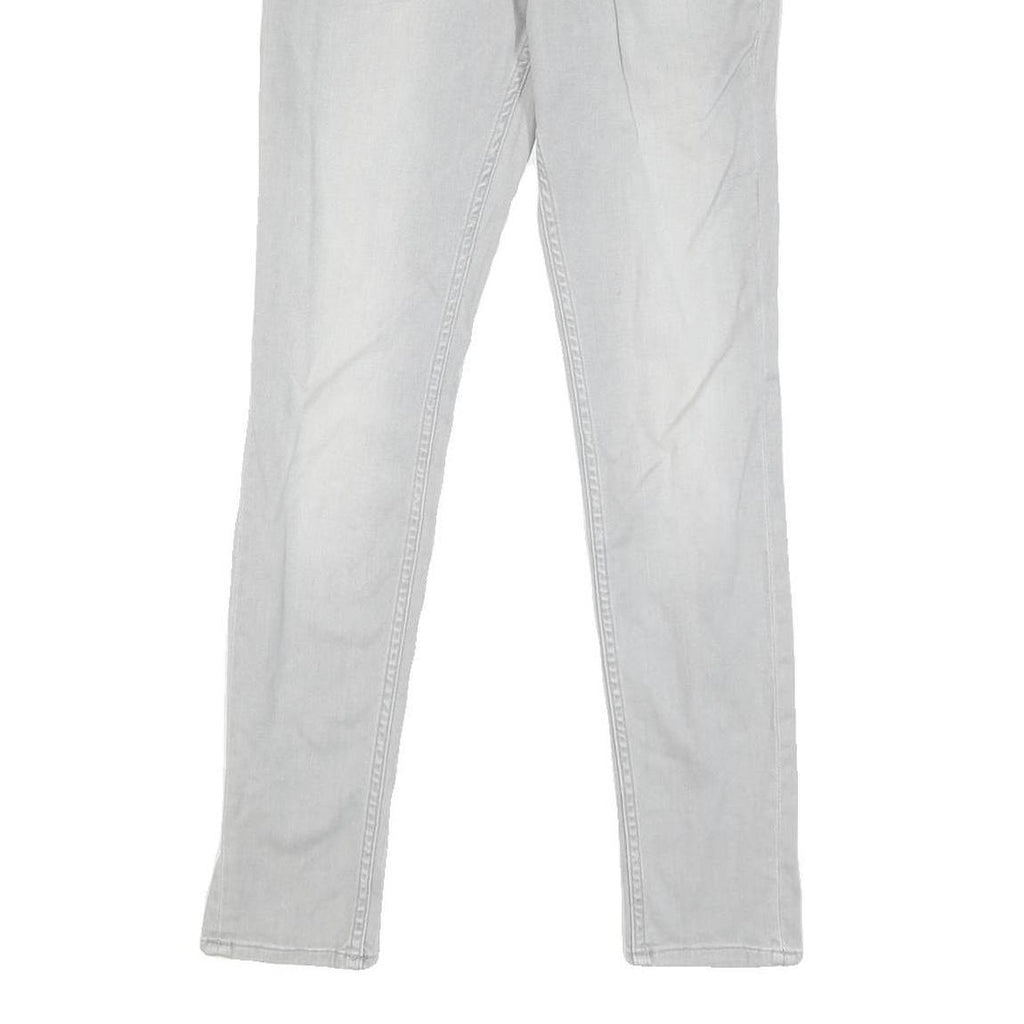 ALL SAINTS Womens Jeans Light Grey Slim Skinny Denim Medium W28 L29 Stretch