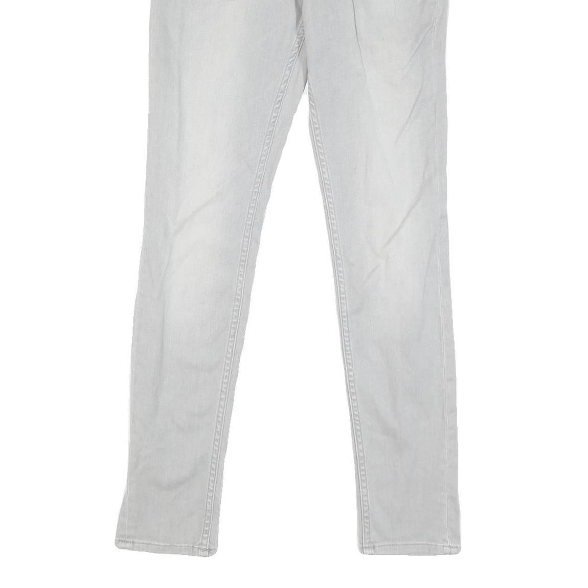 ALL SAINTS Womens Jeans Light Grey Slim Skinny Denim Medium W28 L29 Stretch