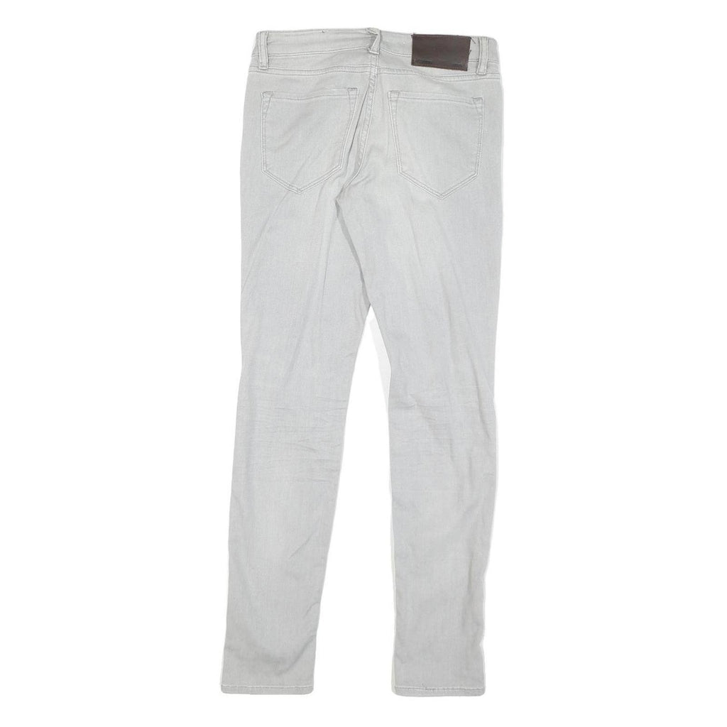 ALL SAINTS Womens Jeans Light Grey Slim Skinny Denim Medium W28 L29 Stretch