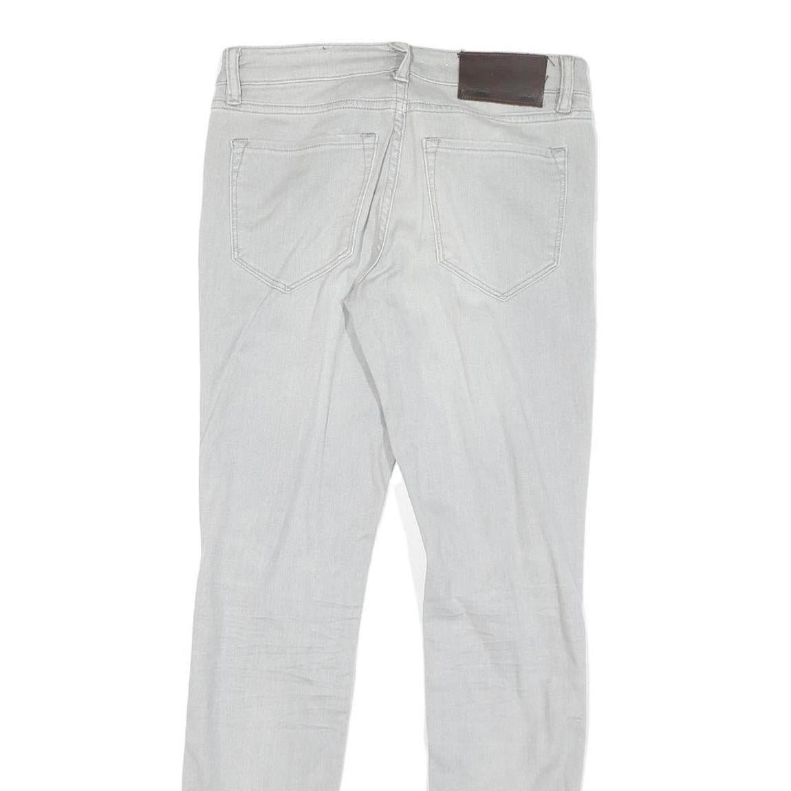 ALL SAINTS Womens Jeans Light Grey Slim Skinny Denim Medium W28 L29 Stretch