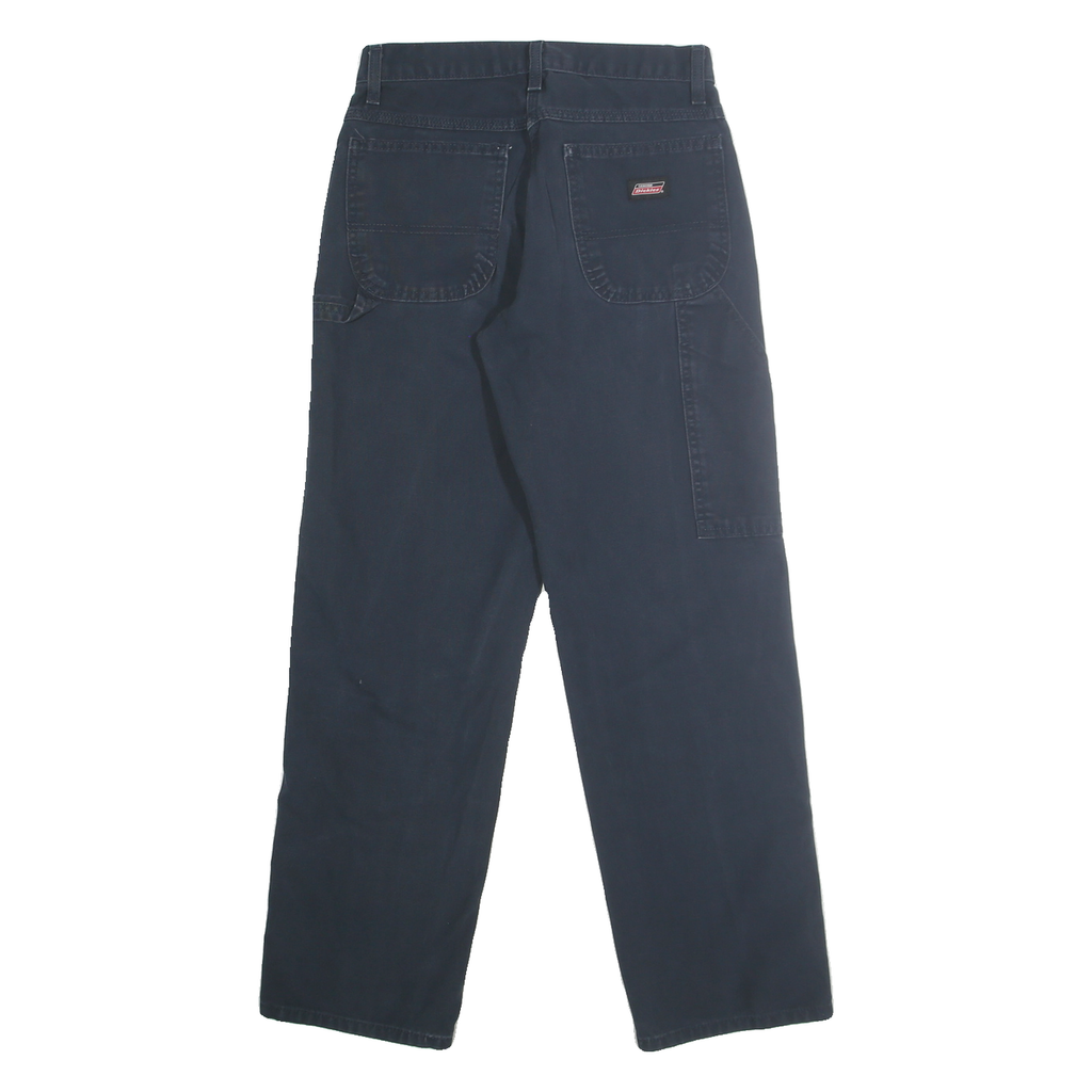 DICKIES Mens Jeans Blue Regular Straight Denim Rinse W28 L30 Workwear