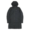 JACK WOLFSKIN Womens Black Outdoor Puffer Jacket S Polyester Blend Zip Hooded