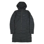 JACK WOLFSKIN Womens Black Outdoor Puffer Jacket S Polyester Blend Zip Hooded